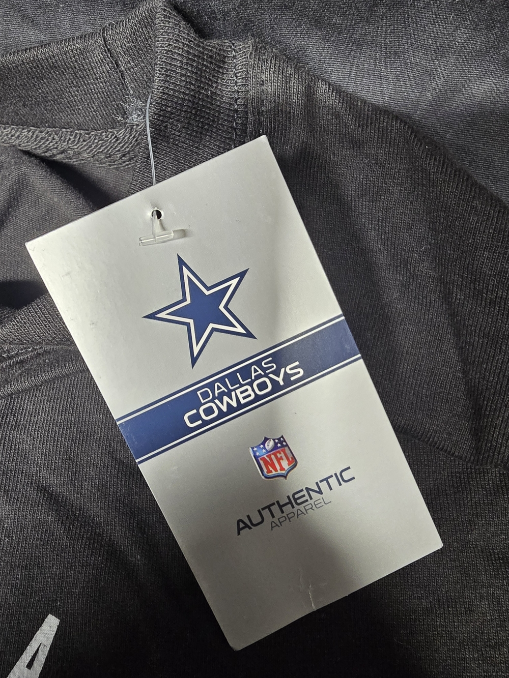Dallas Cowboys Authentic Apparel Long Sleeve Shirt 2XLT Black NFL NWT Big & Tall - Picture 3 of 5
